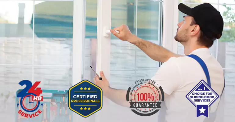 Balcony Glass Door Repair Near Me in Pinecrest